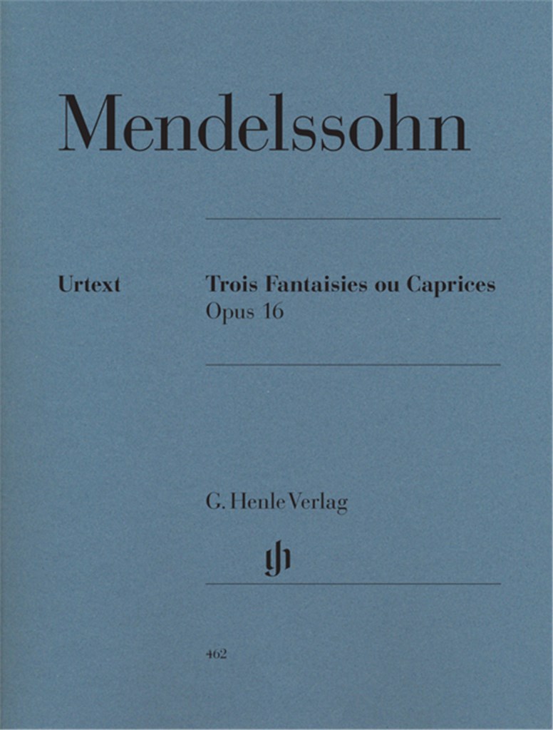 3 Fantaisies Ou Caprices Opus 16
